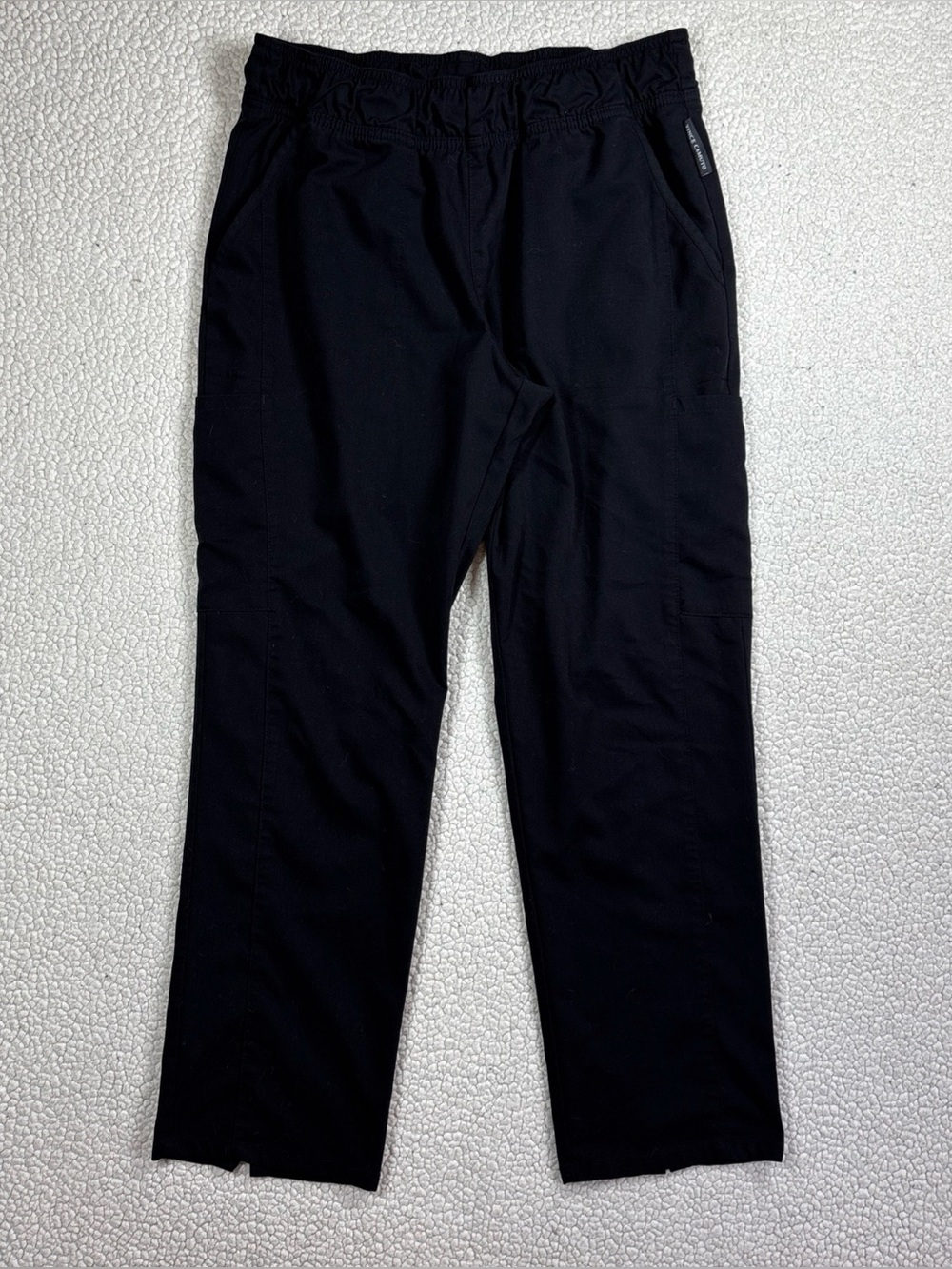 Vince Camuto Women’s Petite Cargo Pants Medium Black Utility Pull On Elastic